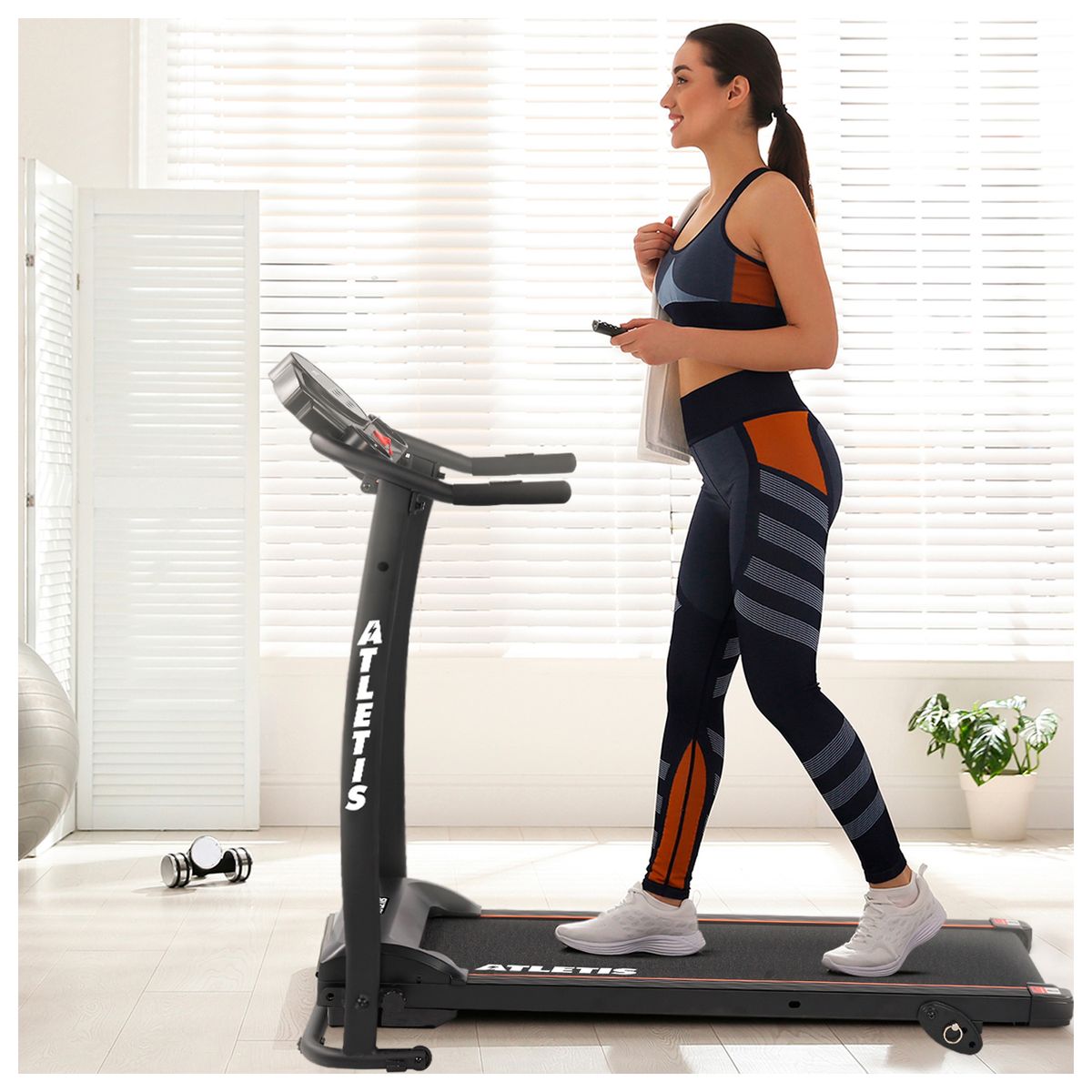 ATLETIS - Trotadora Eléctrica Atletis K100 LED Altavoces