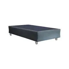 BLOCCARE - Base de Cama 1.5 Plaza de 190 cm / 30 cm - con Rueda Pyton