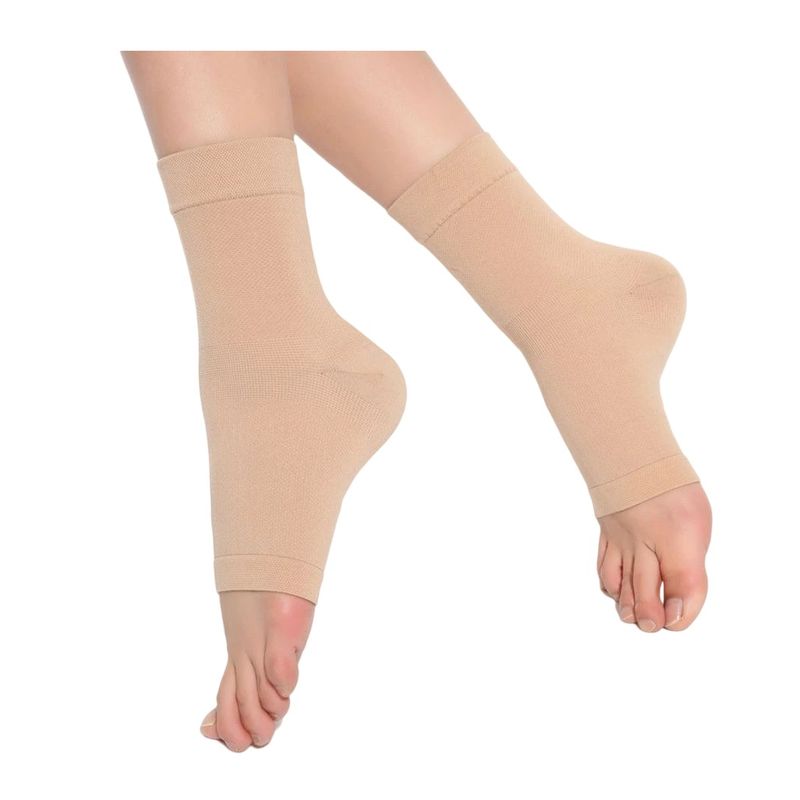 GARSIL - x3 Pares De Calceta Tobillera Corta De Compresion Unisex