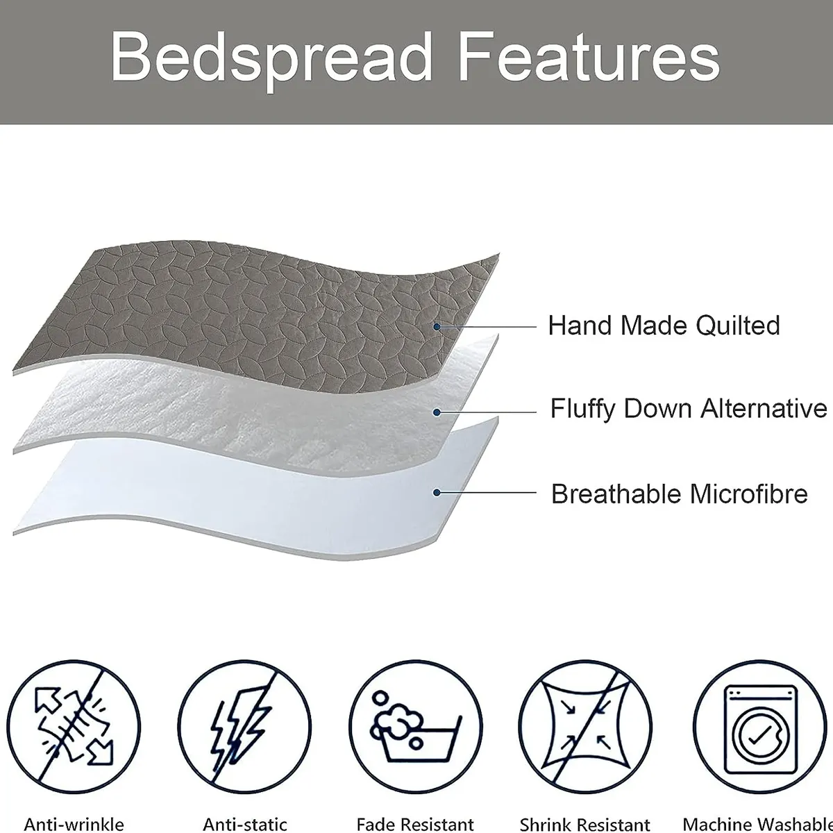 GENERICO - CUBRECAMA KING QUILT DE VERANO CON DISEÑO DE ROSAS FEIYA