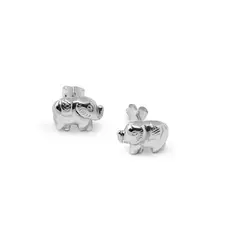 ANDREA COGGIOLA JOYAS - Aros Elefante Plata Fina 925