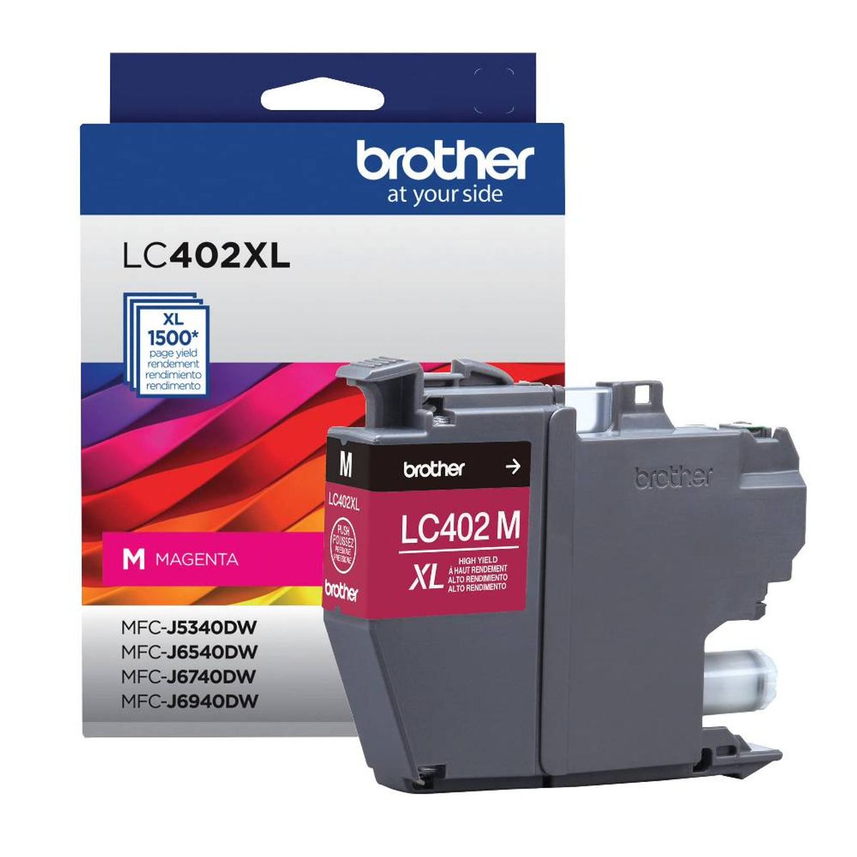 BROTHER - Cartucho de Tinta Brother LC402XLMS XL 1500 páginas Magenta BROTHER