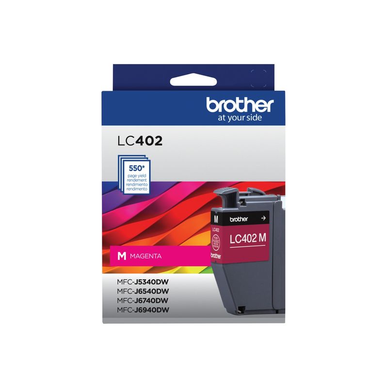 BROTHER - Cartucho de Tinta Brother LC402MS 550 Páginas Magenta BROTHER