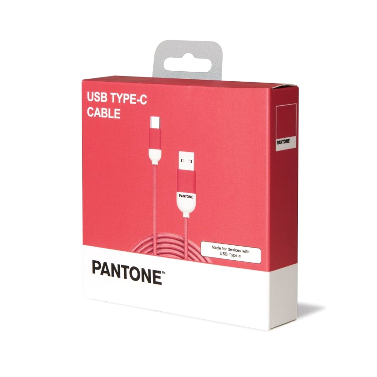 OEM -  Tipo-C Acordonado 1M Pantone MultiPlataformas Rosado