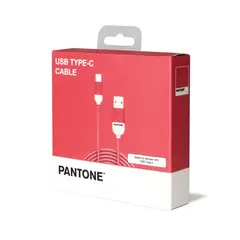 OEM - Tipo-C Acordonado 1M Pantone MultiPlataformas Rosado