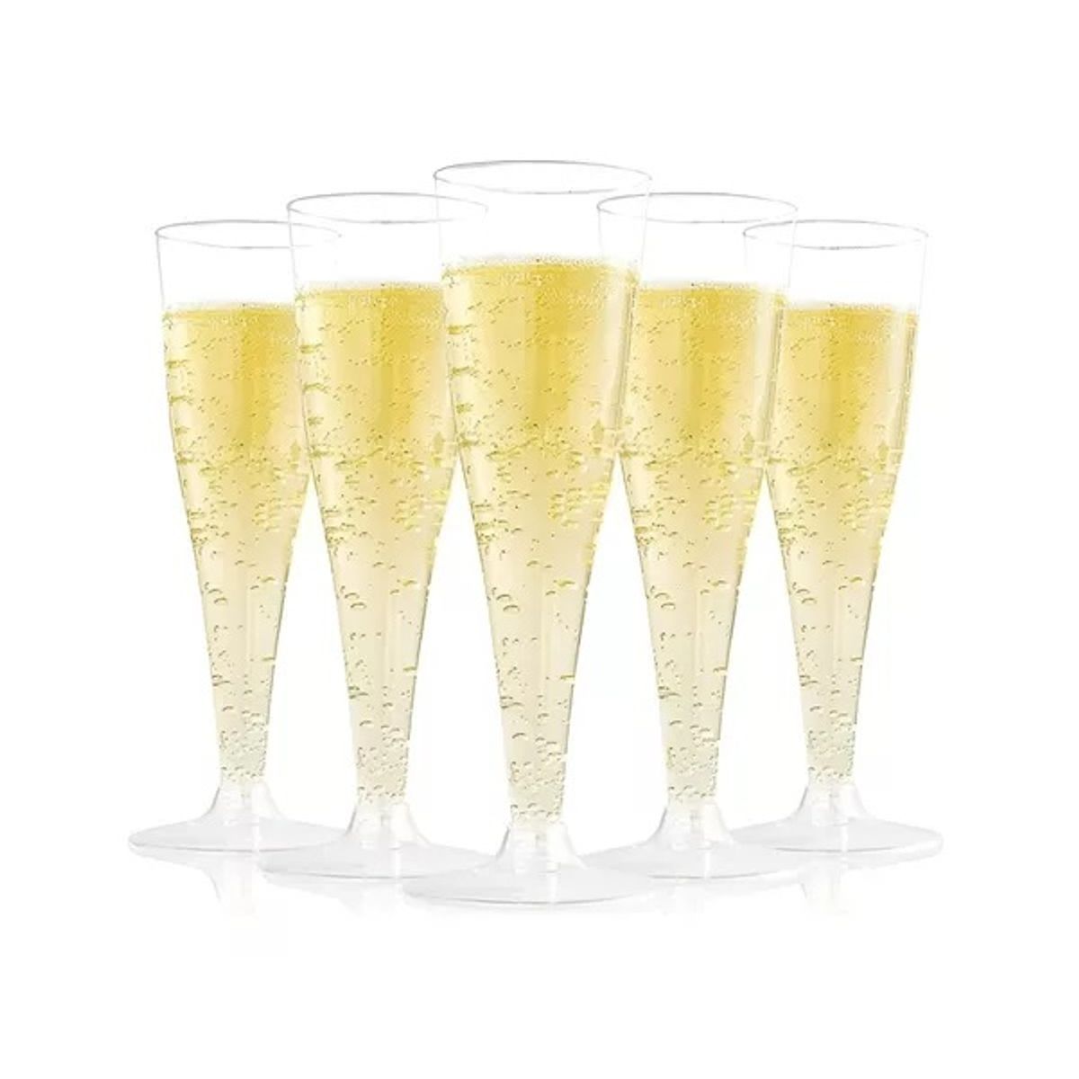 PASTELERIUS - 10 Copas De Champagne Copa Acrilico Copas Champaña copas acrílica  champagne 5oz/162ml PASTELERIUSCL