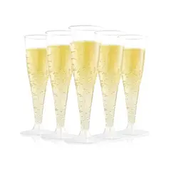 GENERICO - 10 Copas De Champagne Copa Acrilico Copas Champaña 5oz/162ml
