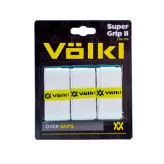 VOLKL - Overgrip Super II Völkl Blanco para Tenis 3 unidades