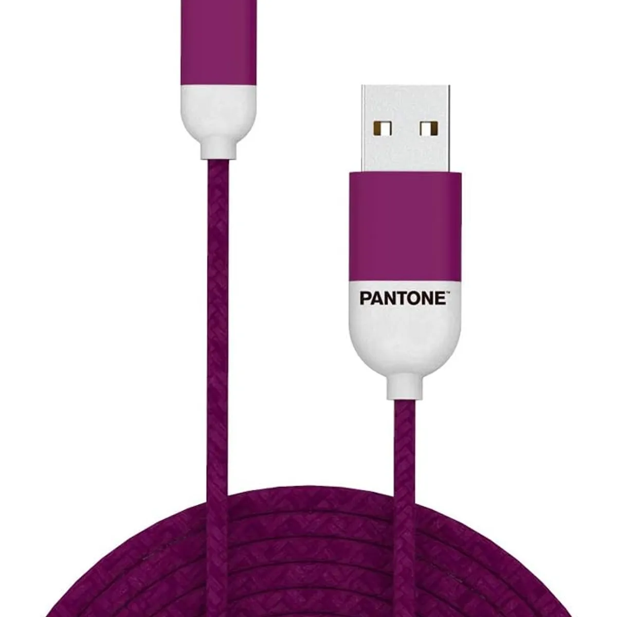OEM - Cable Tipo-C Acordonado 1M Pantone MultiPlataformas Morado
