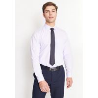 Camisa Formal Hombre Regular Poplin Lila