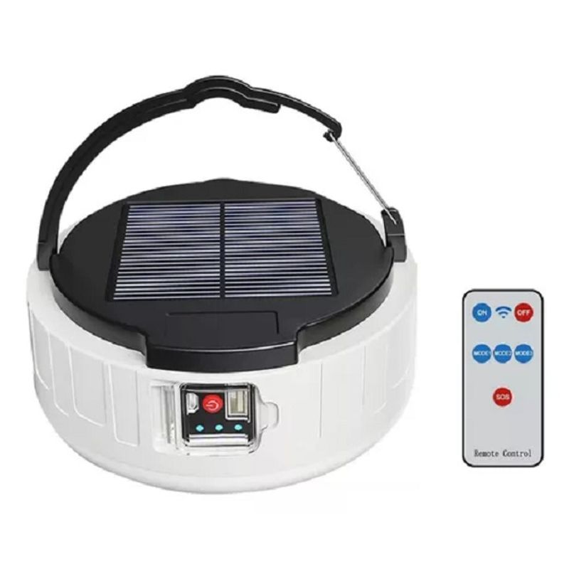 GENERICO - Lampara Solar Emergencia Recargable Cargador Usb + Control 265026