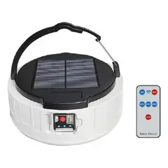 GENERICO - Lampara Solar Emergencia Recargable Cargador Usb + Control 265026