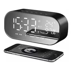 GENERICO - RELOJ DESPERTADOR DIGITAL LED CON BLUETOOTH