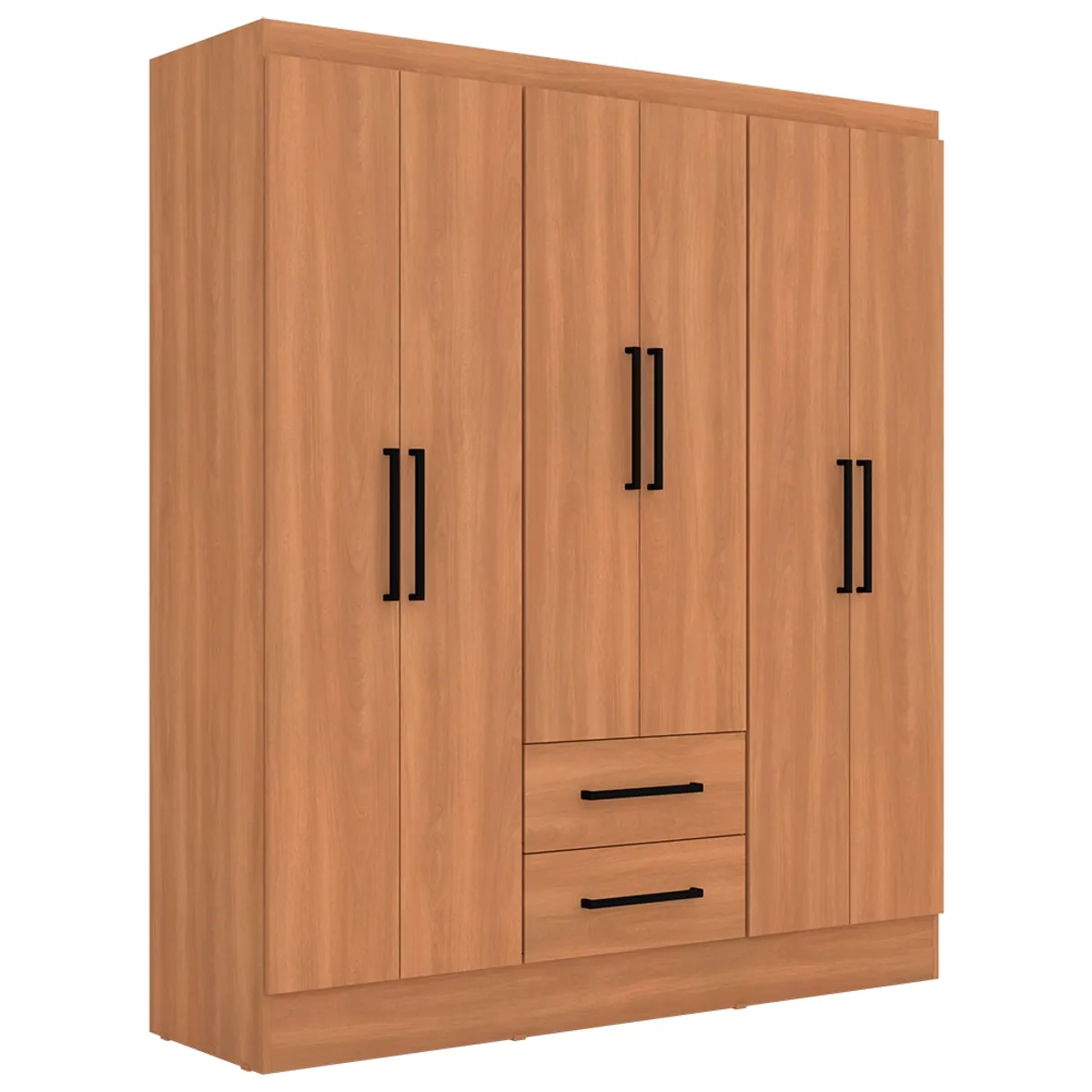 ROCA - Clóset Ámbar 6 Puertas + 2 Cajones Roca Canela