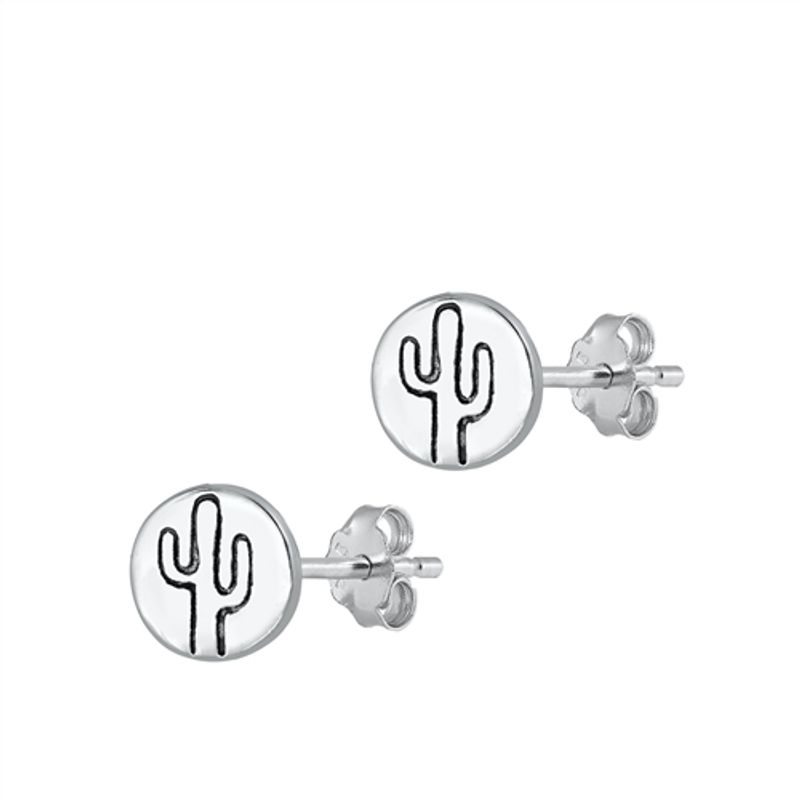 ROKASS JOYAS - PENDIENTES SELLO DE CACTUS