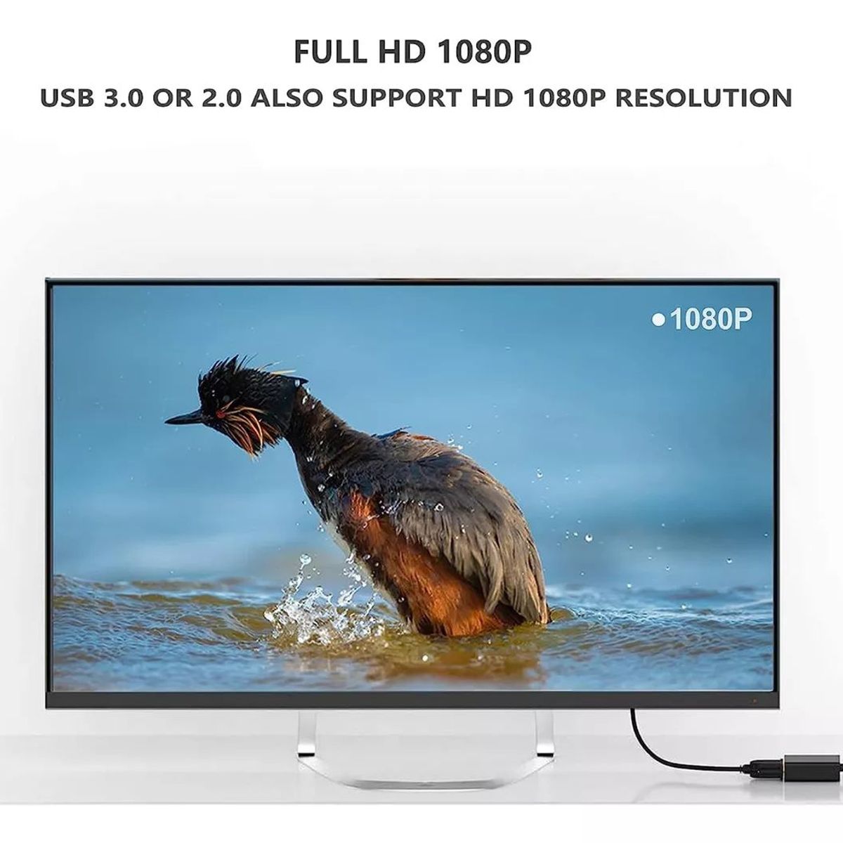 KUANGYE - Adaptador Video Usb 3.0 A Hdmi Full Hd 1080p