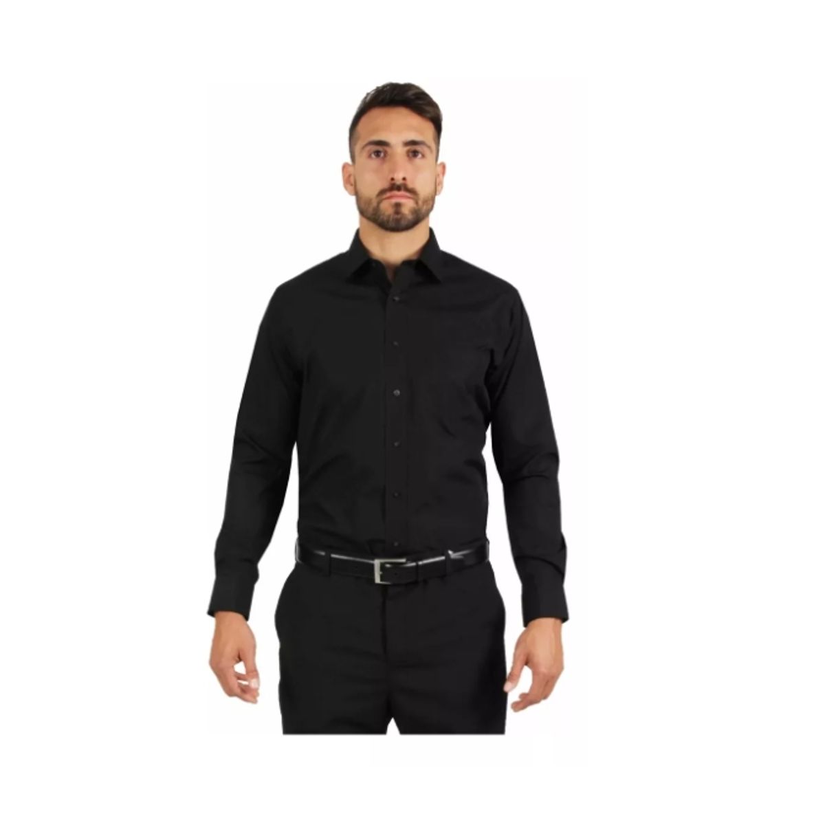 GENERICO - Camisa lisa para hombre