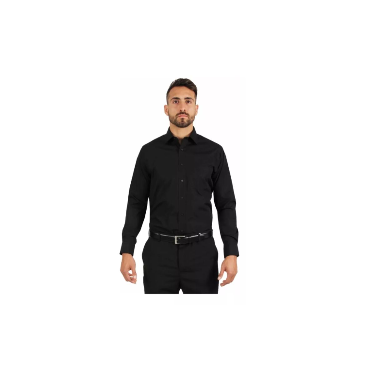 GENERICO - Camisa lisa para hombre