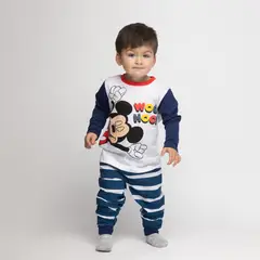 DISNEY - Pijama Niño Mickey Woo Hoo Blanco