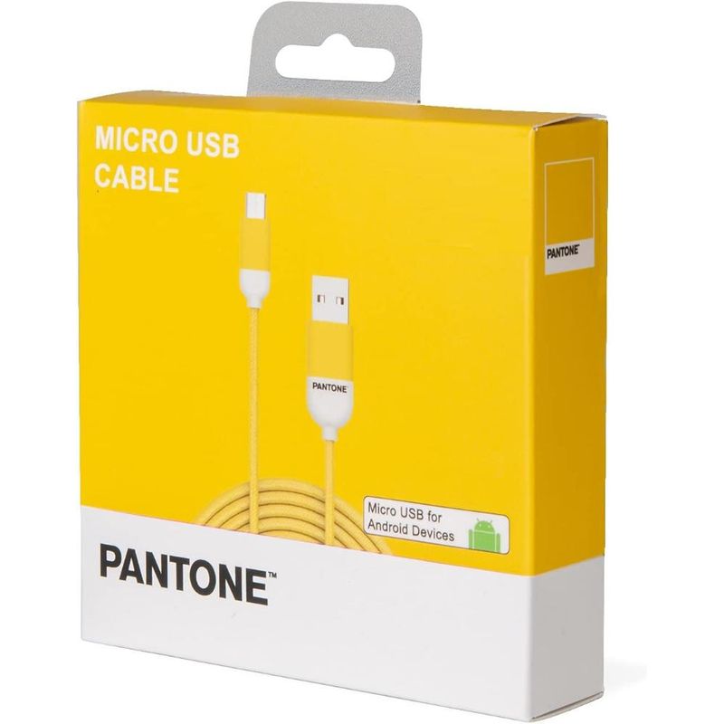 OEM - Cable de Datos Micro USB 1 MT Pantone High Speed Amarillo
