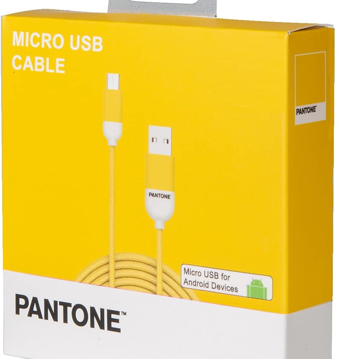 OEM - Cable de Datos Micro USB 1 MT Pantone High Speed Amarillo 