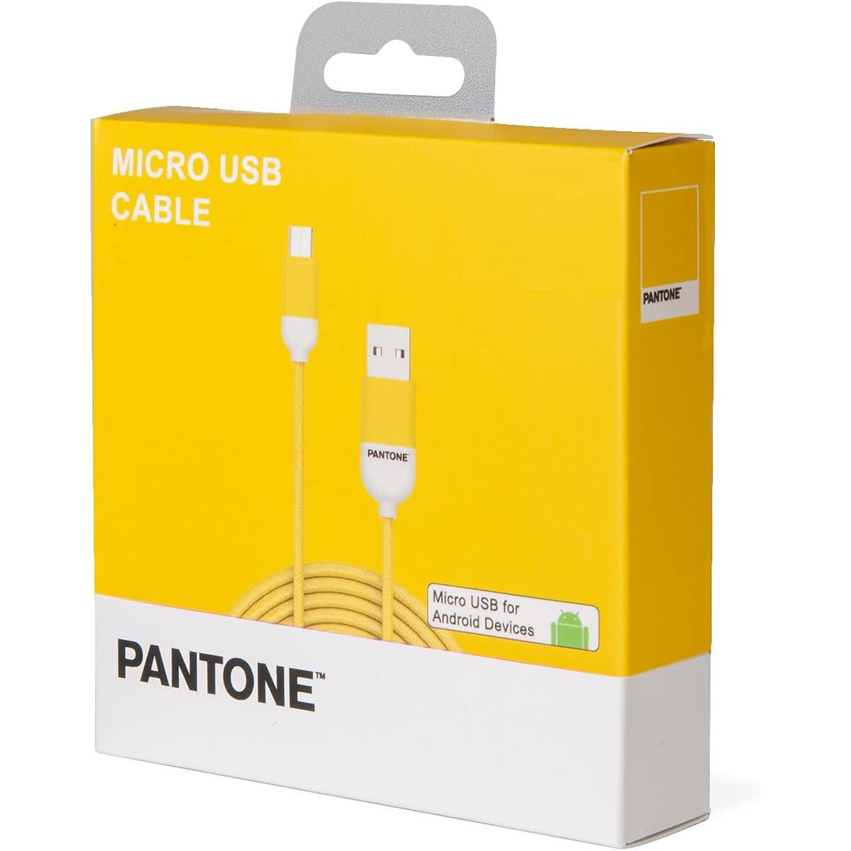 OEM - Cable de Datos Micro USB 1 MT Pantone High Speed Amarillo 