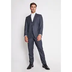 MAVIANNI - Traje Formal Básico Regular Twill Marengo