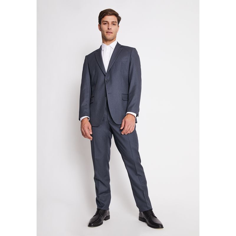 MAVIANNI - Traje Formal Básico Regular Twill Marengo