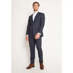 MAVIANNI - Traje Fromal Hombre Slim Texturado Azul Marino