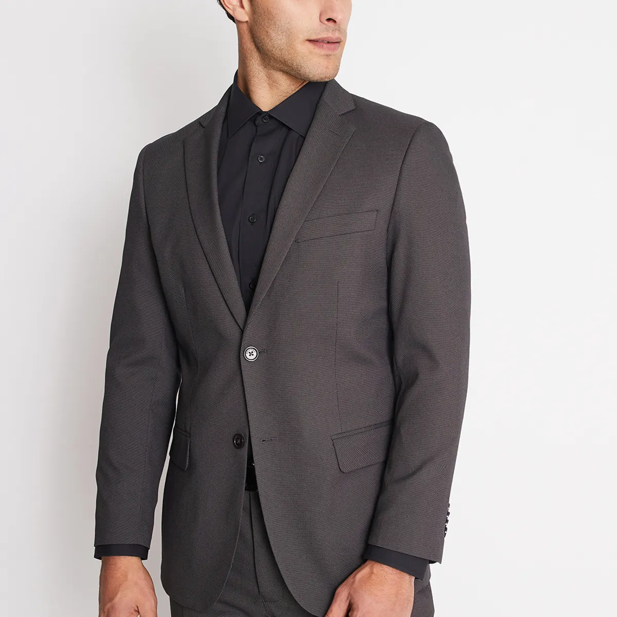 MAVIANNI - Traje Fromal Hombre Slim Texturado Marengo Mavianni