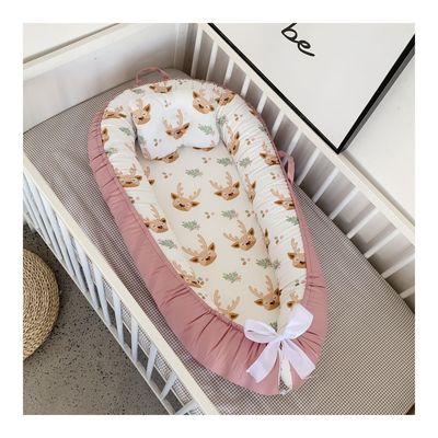 Imagen 2 del producto Cama Cojín Nido Colecho Con Almohada De Algodón Reforzada D6