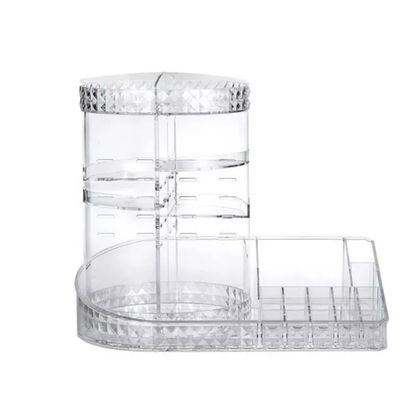 Imagen 2 del producto Porta Cosméticos Maquillajes Organizadora Giratoria 360° Dos Pisos