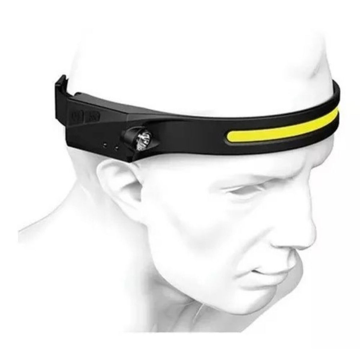 GENERICO - Linterna Cintillo Con Sensor Para Uso Frontal Cabeza