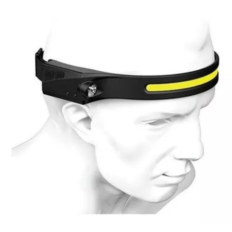 GENERICO - Linterna Cintillo Con Sensor Para Uso Frontal Cabeza