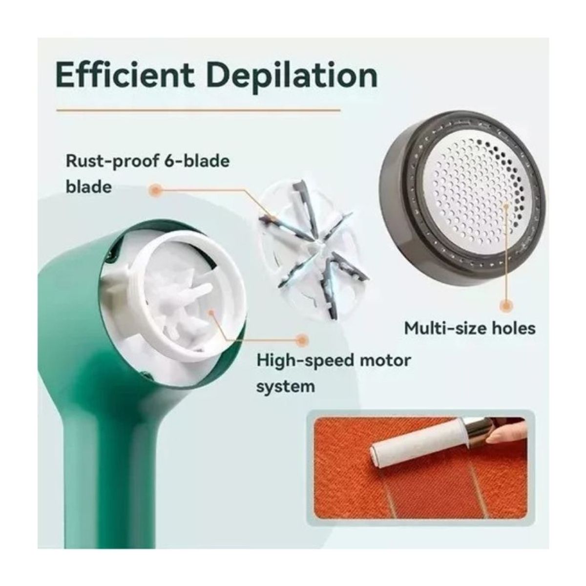 GENERICO - Removedor De Pelusas Quita Pelusas Recargable