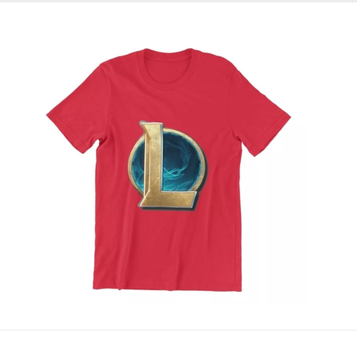 GENERICO - Polera Unisex League Of Legends Logo L Game