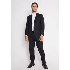 MAVIANNI - Traje Formal Hombre Regualar Twill Negro