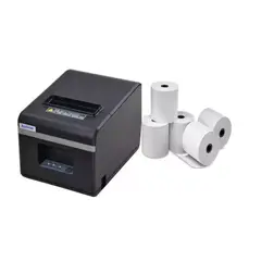 GENERICO - Impresora Térmica 80mm Para Boletas / Recibos + 5 Rollos