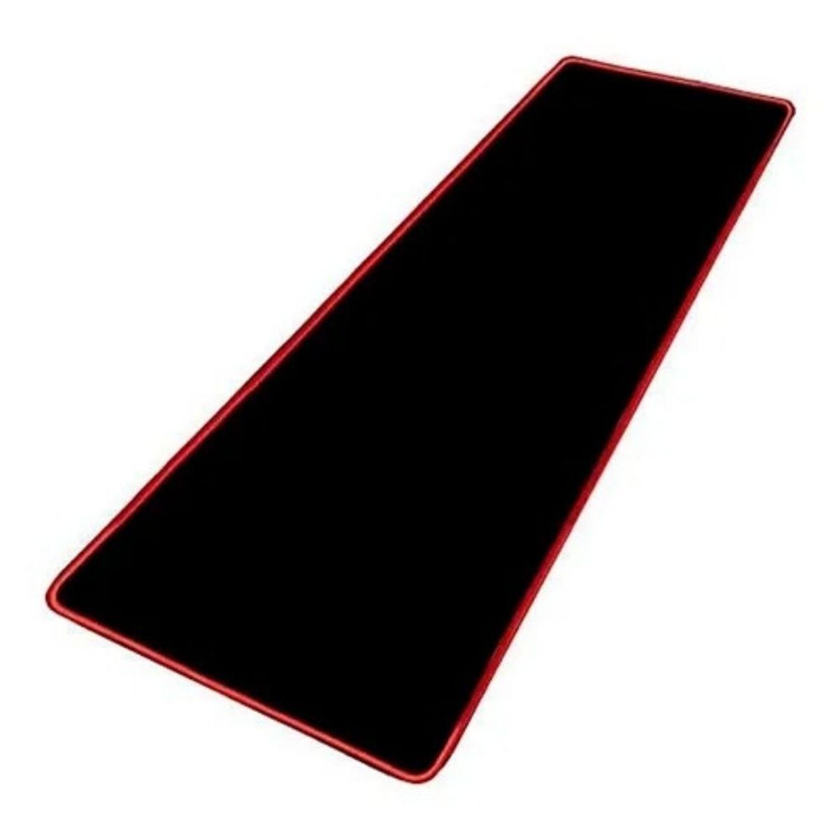 GENERICO - Mouse Pad Gamer Antideslizante Negro Borde Cosido 70x30cm