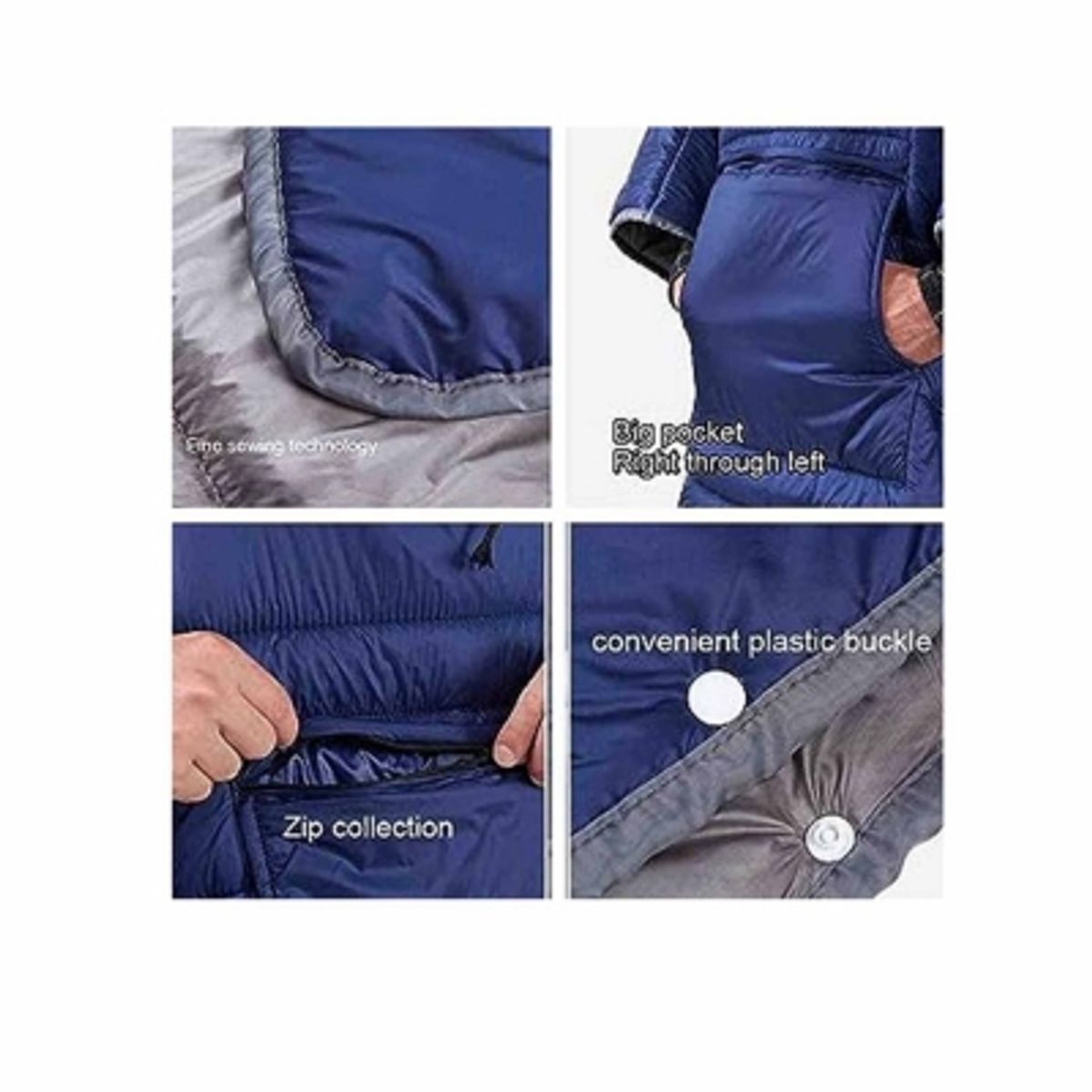 NATURE HIKE - Abrigo Tipo Poncho Manta Capucha Senderismo Nieve Acampar