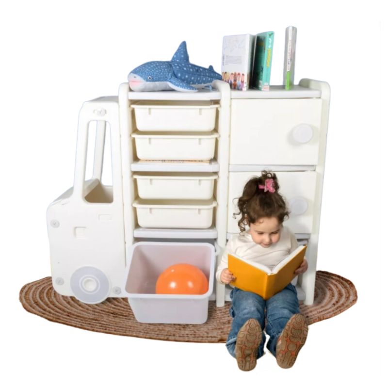 SANTU HOME & DECO - Estante Organizador de Juguetes Modular Niños Infantil