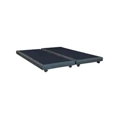 BLOCCARE - Base de Cama 2 Plazas Dividida de 190 cm / 8 cm - Rueda Diván 1,2 cm