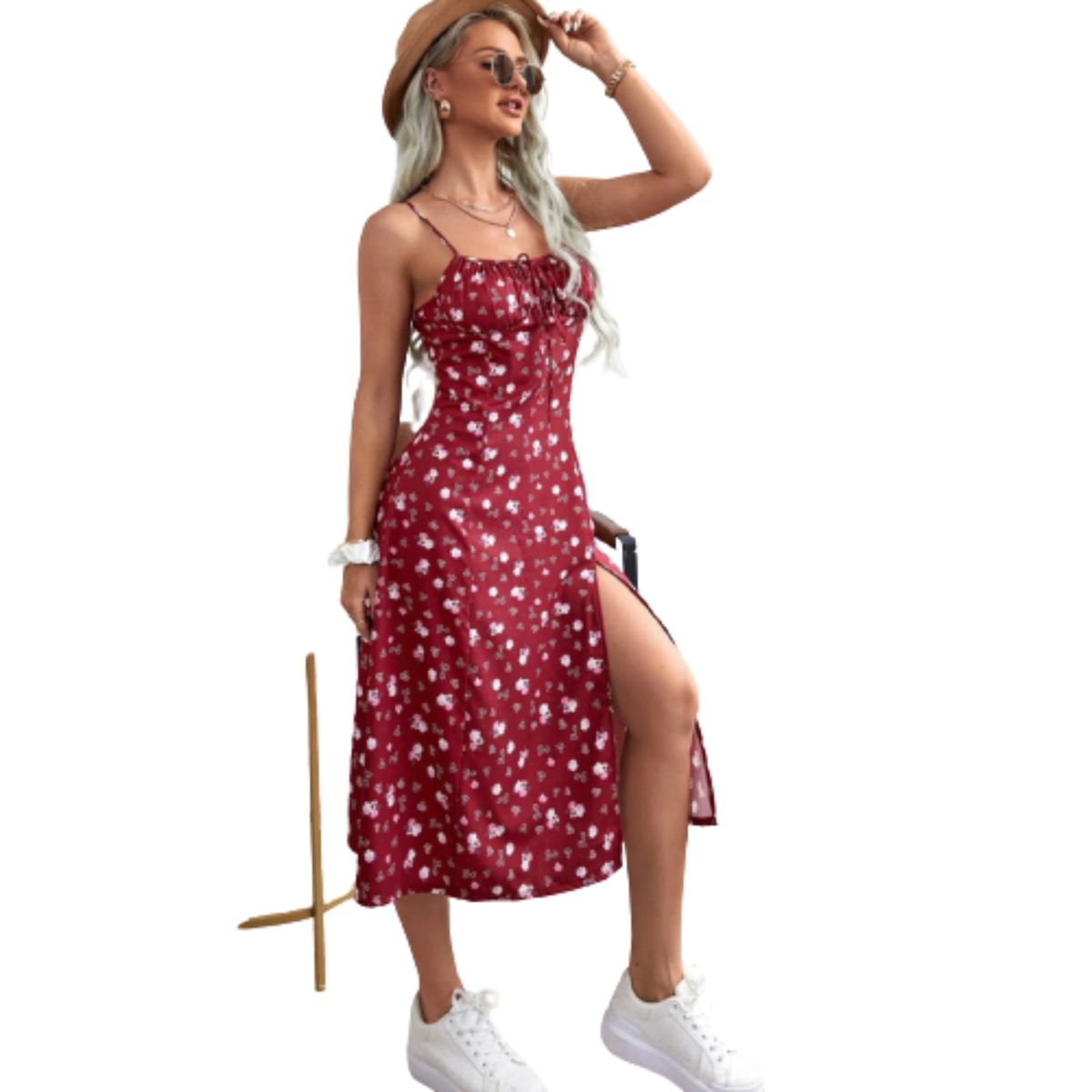 SUKHA - Vestido par Mujer Rojo Sukha