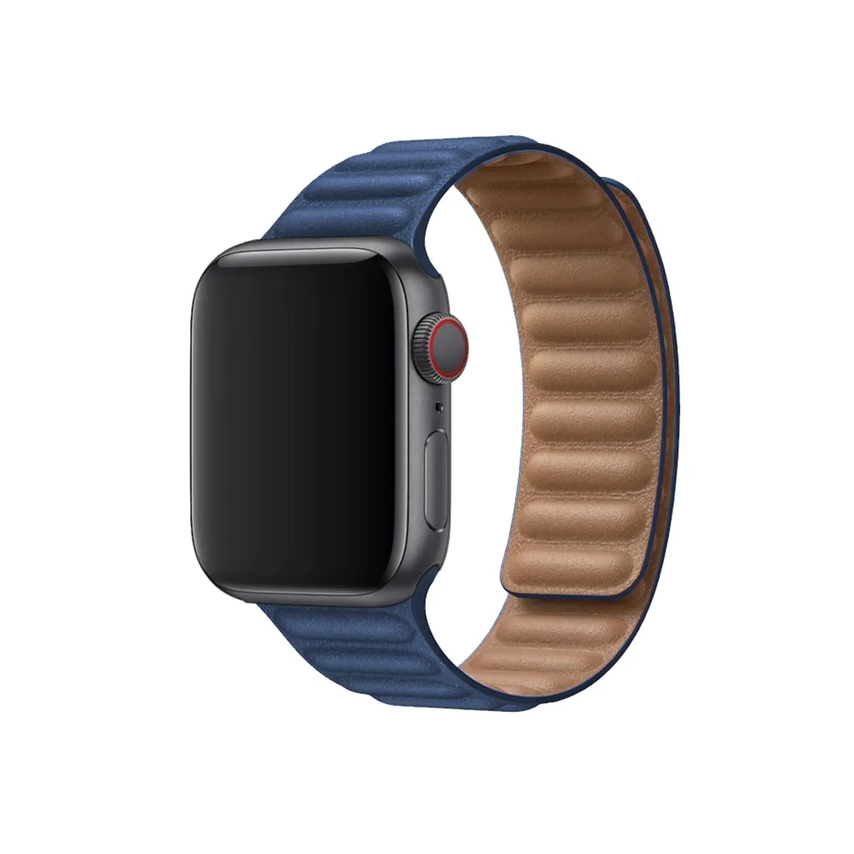 CELLBOX - Correa de Cuero Magnético Leather Link para Apple Watch