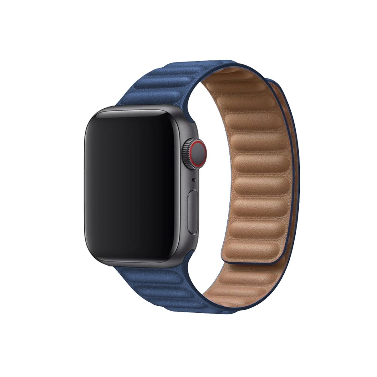 CELLBOX - Correa de Cuero Magnético Leather Link para Apple Watch