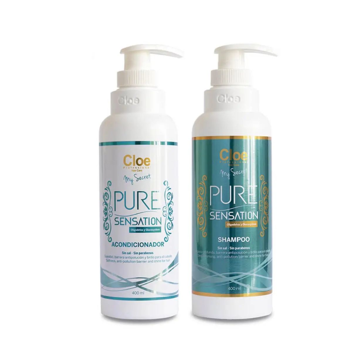CLOE - Set Cloe Limpieza Pure Sensation antigrasa 400 ml.