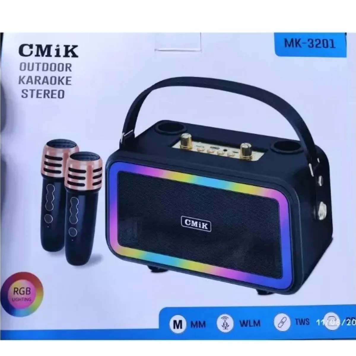 GENERICO - Parlante Máquina Estéreo Karaoke Cmik Para Adultos Y Niños