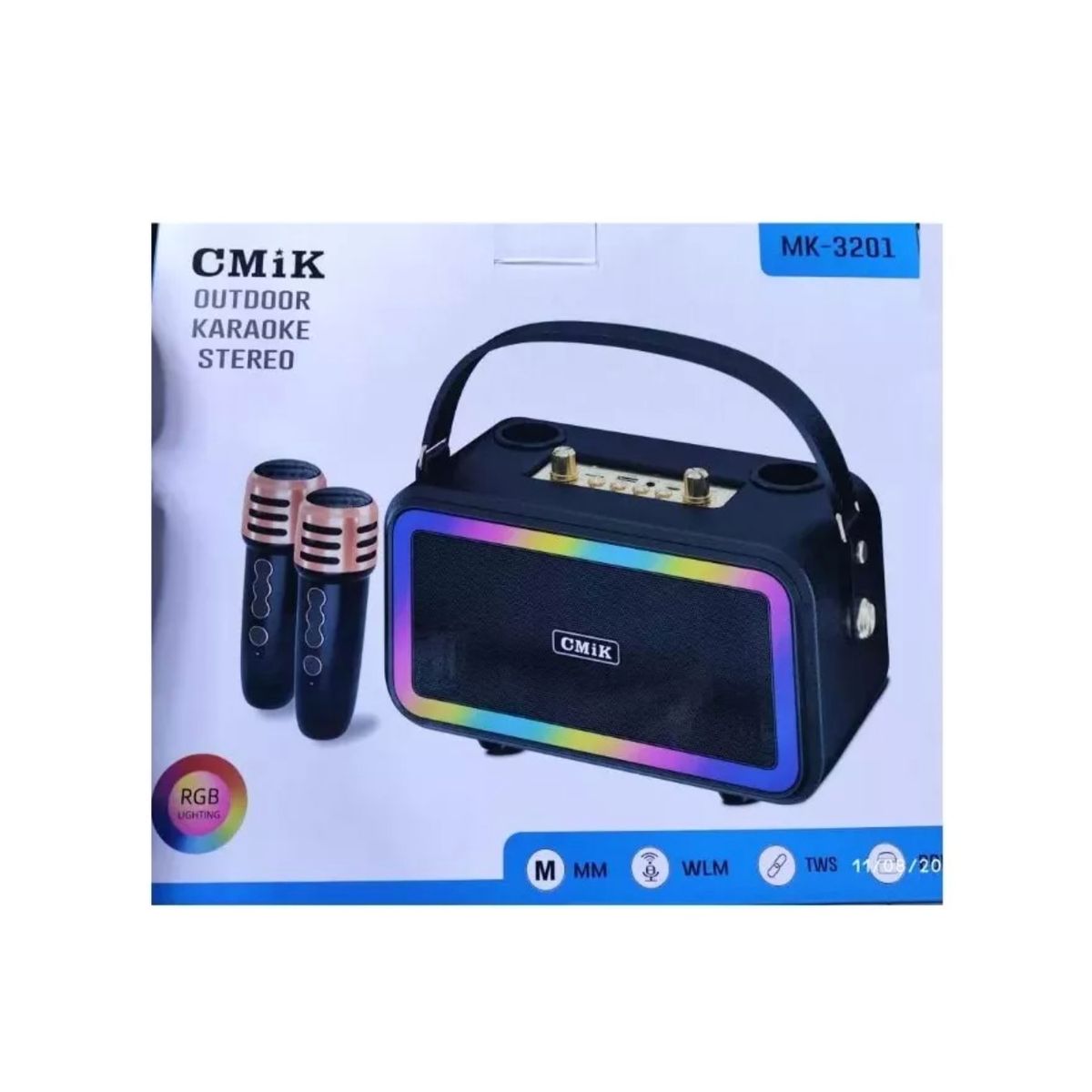 GENERICO - Parlante Máquina Estéreo Karaoke Cmik Para Adultos Y Niños