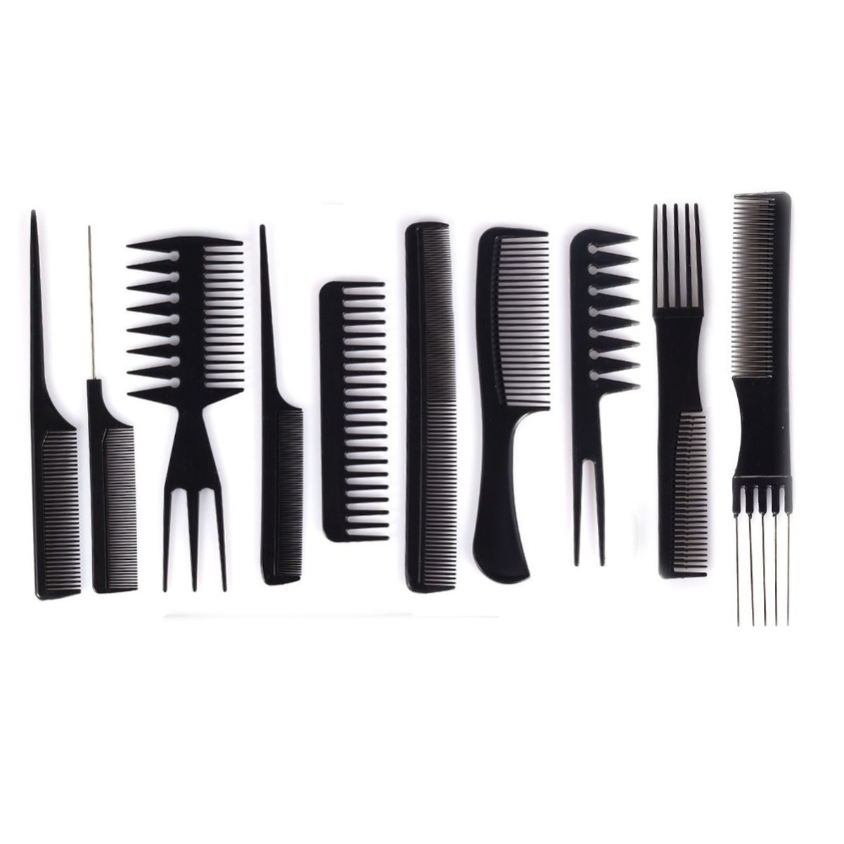 GENERICO - Set 10 Peinetas Peluquería Profesional