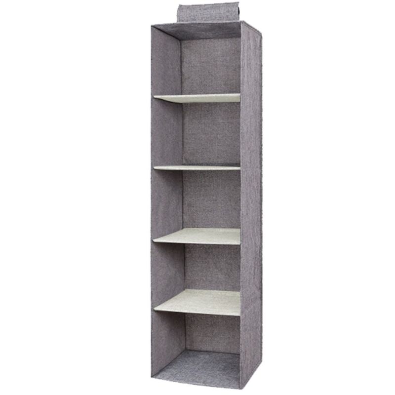 SANTU HOME & DECO - Organizador de Ropa Closet Colgante 5 Divisiones